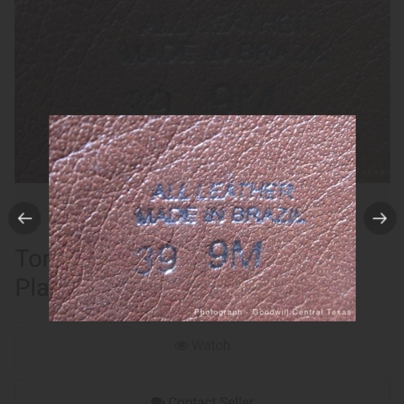 GUC Tory Burch brown platform heeled booties - Picture 4 of 4